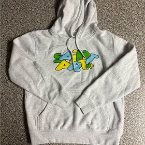 Gray Graphic Hoodie